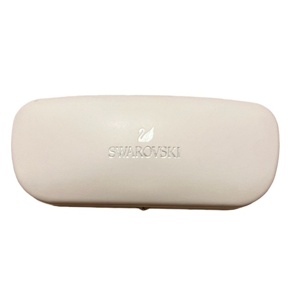 Swarovski Embellished Sunglasses Reading Glasses Clamshell Case Only in White - Picture 9 of 9